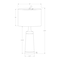 Monarch Specialties Lighting, 28 in.H, Table Lamp, Black Metal, Beige Shade, Contemporary I 9623 - alternate 7